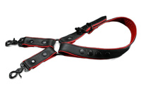 Mr. S. Leather skórzana uprząż na udo Leather Leg Harness Red
