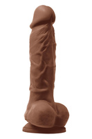 Wibrator Ns Novelties Colours Pleasures Vibe Dildo Brown