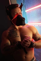 Maska Psa Poundtown Pup Mask 2.0 Red Breedwell