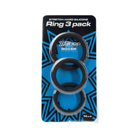 Stretch-Hard - Silicone Ring 3 Pack Boxer Barcelona