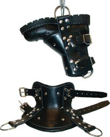 Padded anklesuspension restraints