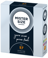 Condoms 57 Mm 3 Pieces Mister.Size