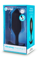 Korek analny Vibrating Snug Plug 5 Black b-Vibe