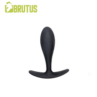 Korek analny All Day Long Silicone Butt Plug Black S Brutus