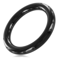 Black Line pierścień erekcyjny Stainless Steel Cock Ring 8x55 mm