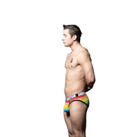 Pride Stripe Brief Multi S Andrew Christian