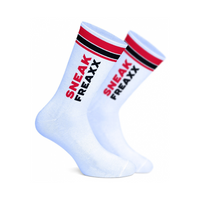 Skarpetki SneakFreaxx Socken Neon Horny Red