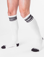 Podkolanówki Socks Bottom White-Black L/Xl Barcode Berlin