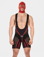 Czerwona kominiarka Face Mask Tase Red Barcode