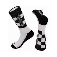 Skarpetki Addiction Damier White-Black Socks