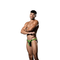 Fukr Jock Black/Neon Yellow Xl Andrew Christian