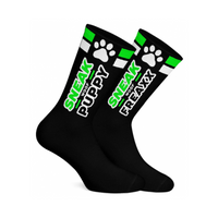 SneakFreaxx Sneak Puppy Socks Black-Green