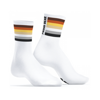 Skarpetki SneakXX Proud Bear white socks