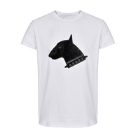 Basic T-Shirt.02 White-Black M BULL