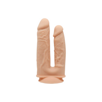 Podwójny Wibrator Double Penetration 18 - 20 Cm (Model 1) Flesh Silexd