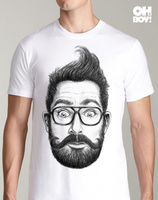 Koszulka z autorską grafiką Oh,boy! Curly XL