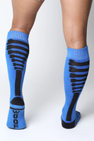 Bawełniane getry dla psiaka CellBlock13 Kennel Club Bones Knee High Sock Blue 42-47