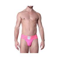 Różowe Jockstrapy Tight End 3" Jockstrap Pink L CellBlock13