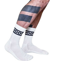 Crew Socks Woof White 38-41 Mister B