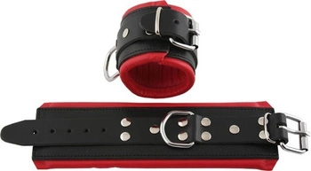 Uprzęże na nadgarstek (czerwona lamówka)