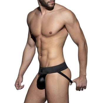 Jockstrapy Fetish Front Zip Rub Jock Black S Addicted