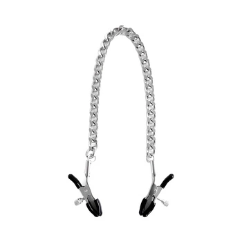 Zaciski na sutki CROCODILE Nipple Clamps Silver Brutus