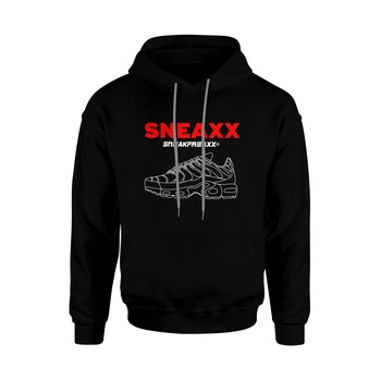 Bluza Hoodie Sneaxx Black-Red L SneakFreaxx