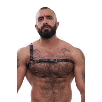 Serve Leather Style Harness Black L/Xl Mister B