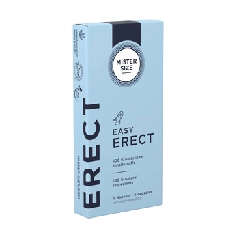 Kapsułki wspomagające erekcję Easy Erect 5 Capsules Mister Size