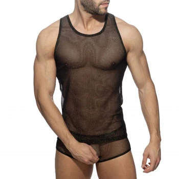 Bezrękawnik Charm Tank Top Black L Addicted