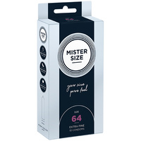 Condoms 64 Mm 10 Pieces Mister.Size