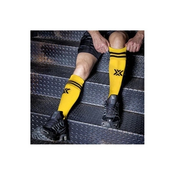 Getry piłkarskie Boxer Football Sox Yellow-Black