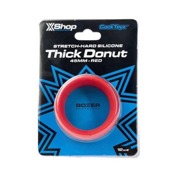 Stretch-Hard - Silicone Red Thick Donut 45Mm Boxer Barcelona