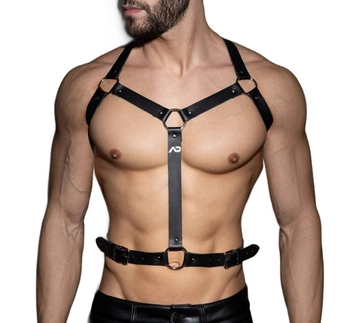 Uprząż Fetish Goliath Leather Harness XS/S Addicted