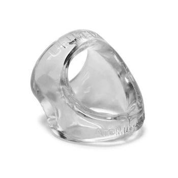 Pierścień na penisa i jądra Unit-X Cocksling Clear Oxballs 