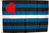 Flaga Leatherpride (skórzany fetysz) 61 x 91cm