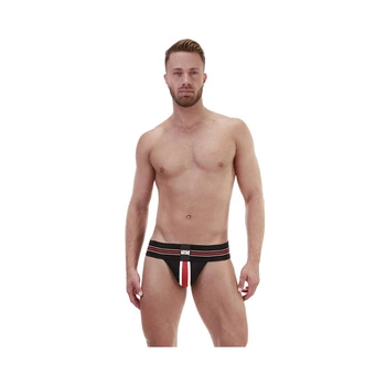 Jockstrapy Jock Denis Black-Red-White L Barcode Berlin
