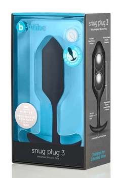 Korek analny Snug Plug 3 Black b-Vibe