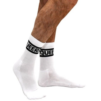 Crew Socks Queer White 38-41 Mister B