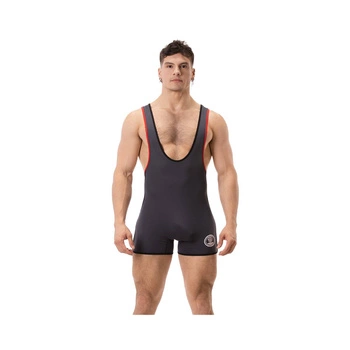 Trykot Singlet Allan Titanium-Black-Red Xl Barcode Berlin