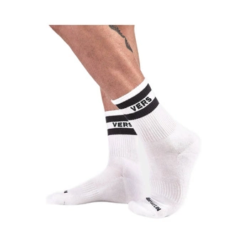 Fetish Half Socks Vers White-Black L/Xl Barcode Berlin