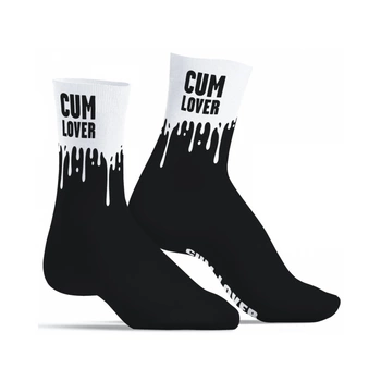 Skarpetki SneakXX Cum Lover Black Socks