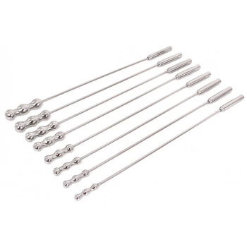 Zestaw 8 kulistych sond do cewki Kiotos Set of 8 Dilator Beads 28cm (7-14mm)