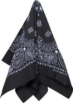 Czarna bandana Mister B Hanky Black