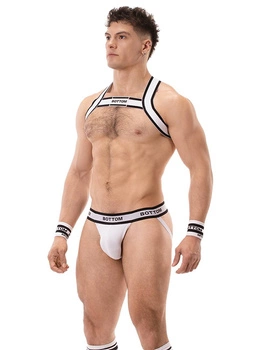 Jockstrapy Jockstrap Bottom White-Black L Barcode Berlin
