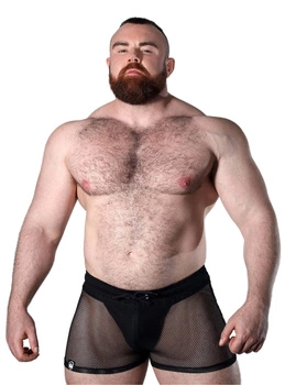 Szorty Turn Around! 360 Mesh Shorts Black Xxl Dark Room