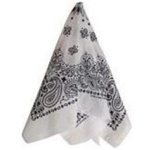 Biała bandana Mister B Hanky White