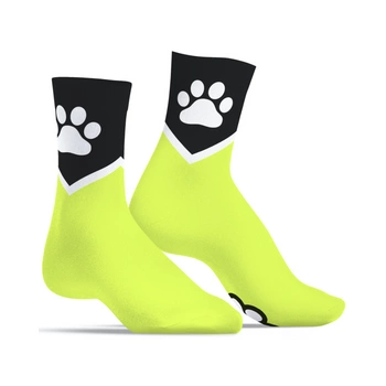 Skarpetki Kinky Puppy Paw Socks Yellow