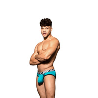 Coolflex Modal Active Jock W/ Show-It Teal S Andrew Christian