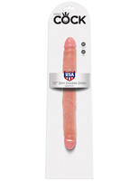 12' Slim Double Dildo Fleshpodwójne Dildo Cieliste 30Cm King Cock